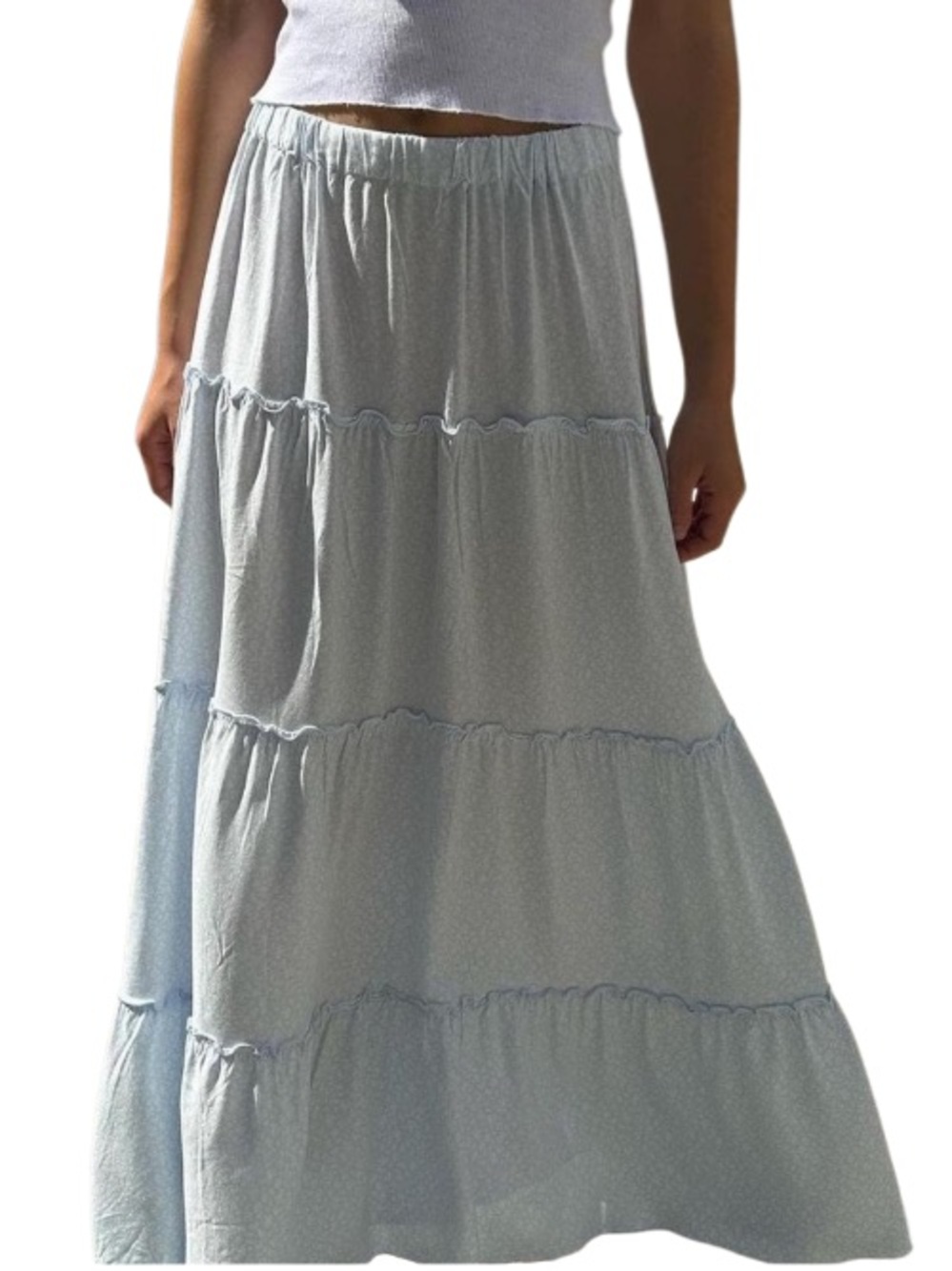 Brandy Melville John Galt tiered Maxi skirt